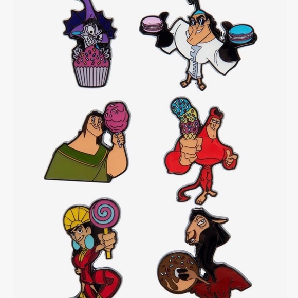 Loungefly Disney The Emperor's New Groove Sweets Blind Box Enamel Pin 3 pack - Picture 2 of 2